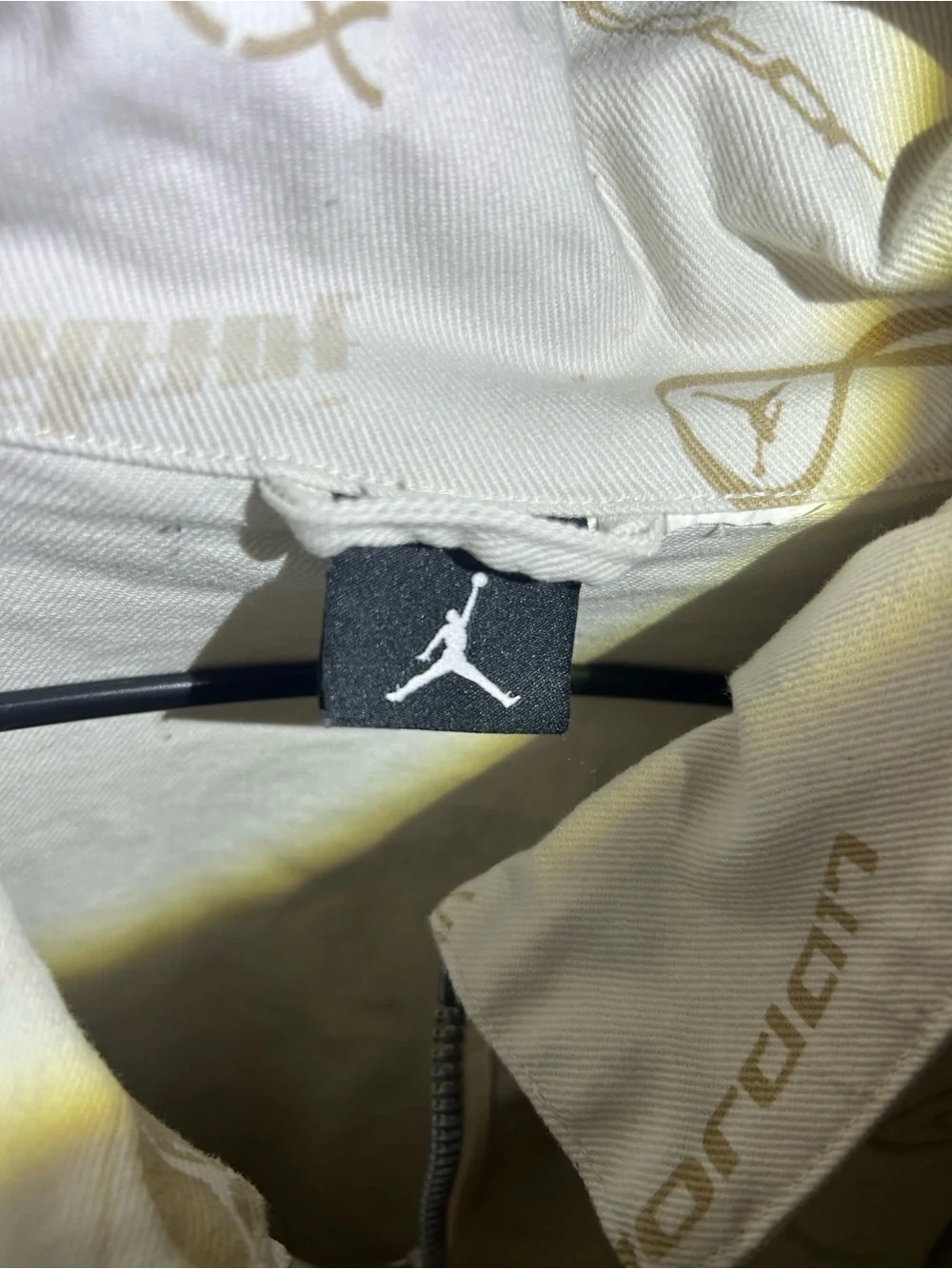 Nike Flight Heritage White Denim Jacket: